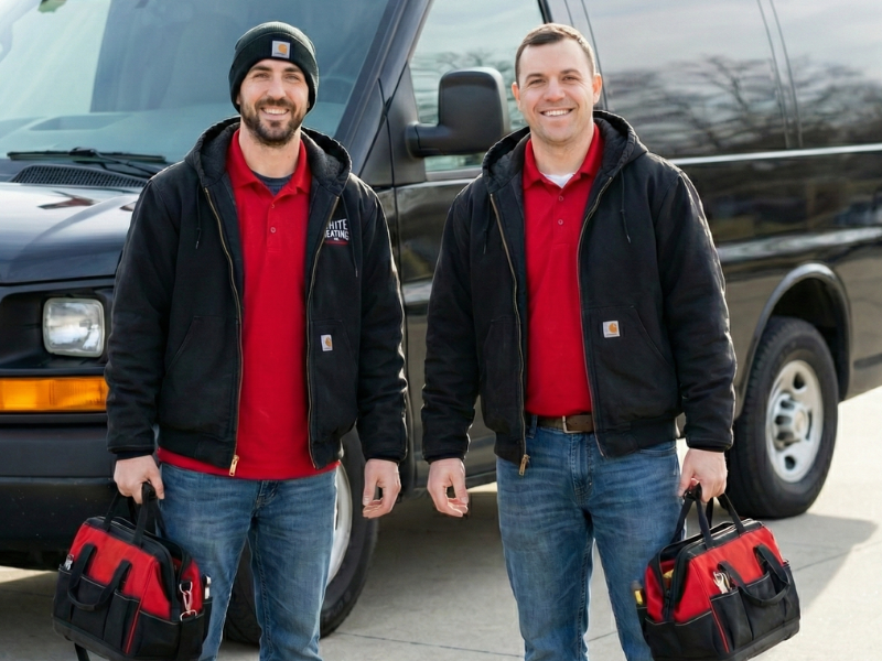 Service technicians ready to help